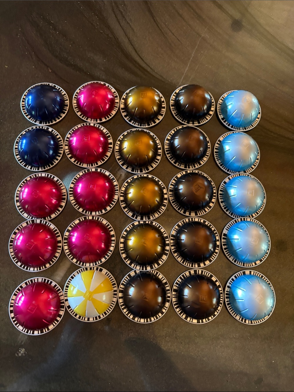 Assorted Nespresso Vertuo espresso Capsules